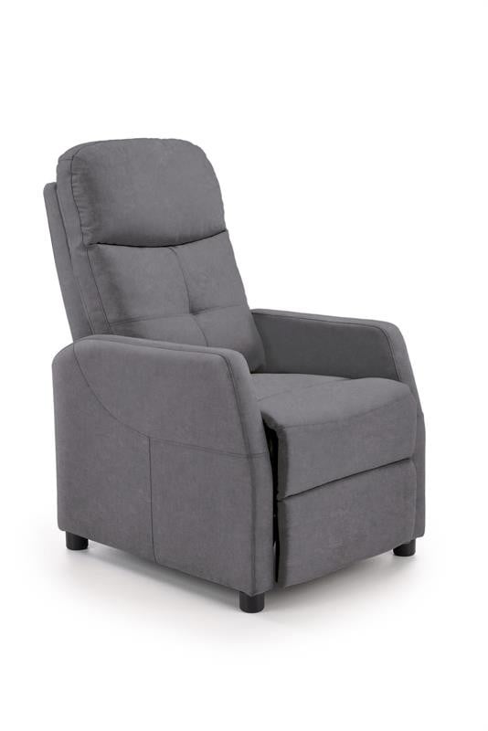 Fotoliu recliner Felipe 2 velvet gri H103 cm