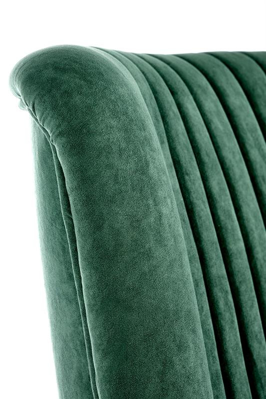 Fotoliu tapitat Delgado Velvet verde – H100 cm - 3 | YEO