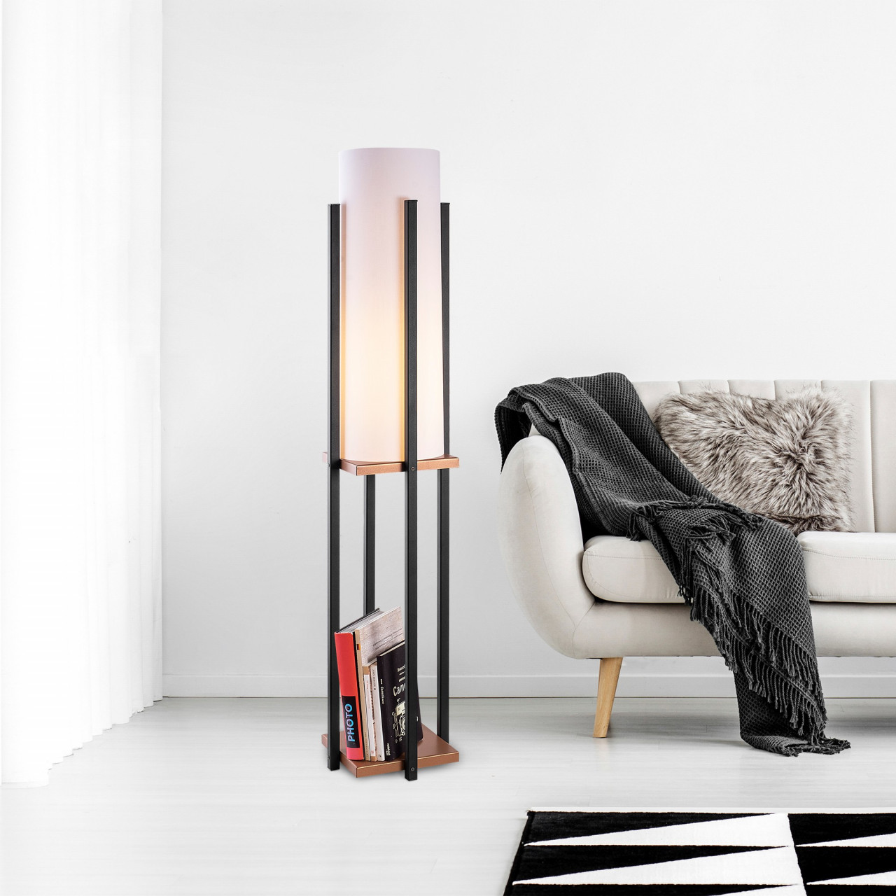 Lampadar 7127 - Black, Copper