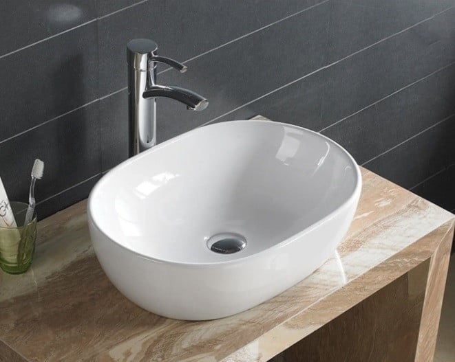 Lavoar Amelia Alb ceramica sanitara - 48 cm - 2 | YEO