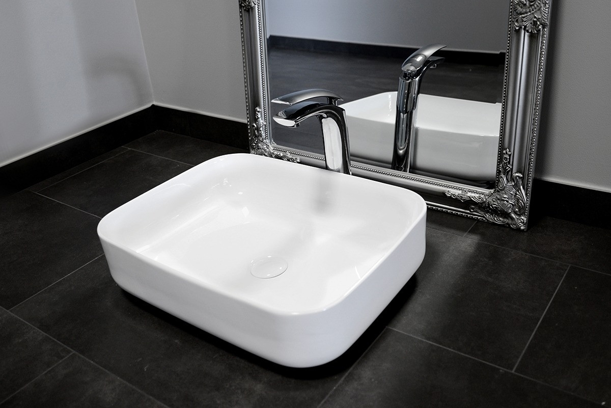 Lavoar Demi Slim Alb ceramica sanitara - 51 cm - 2 | YEO