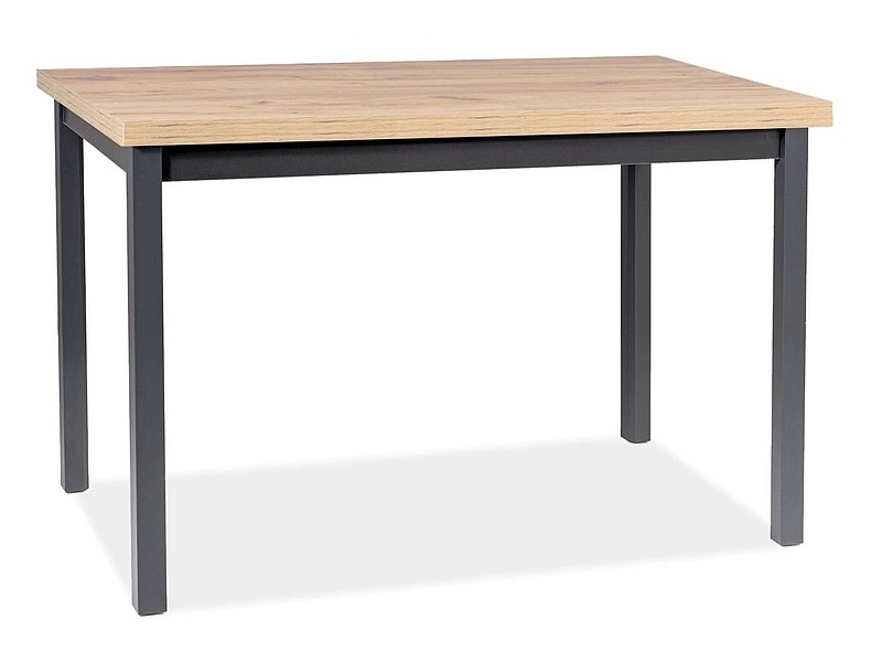 Masa Adam stejar artizan/negru L100xl60 cm