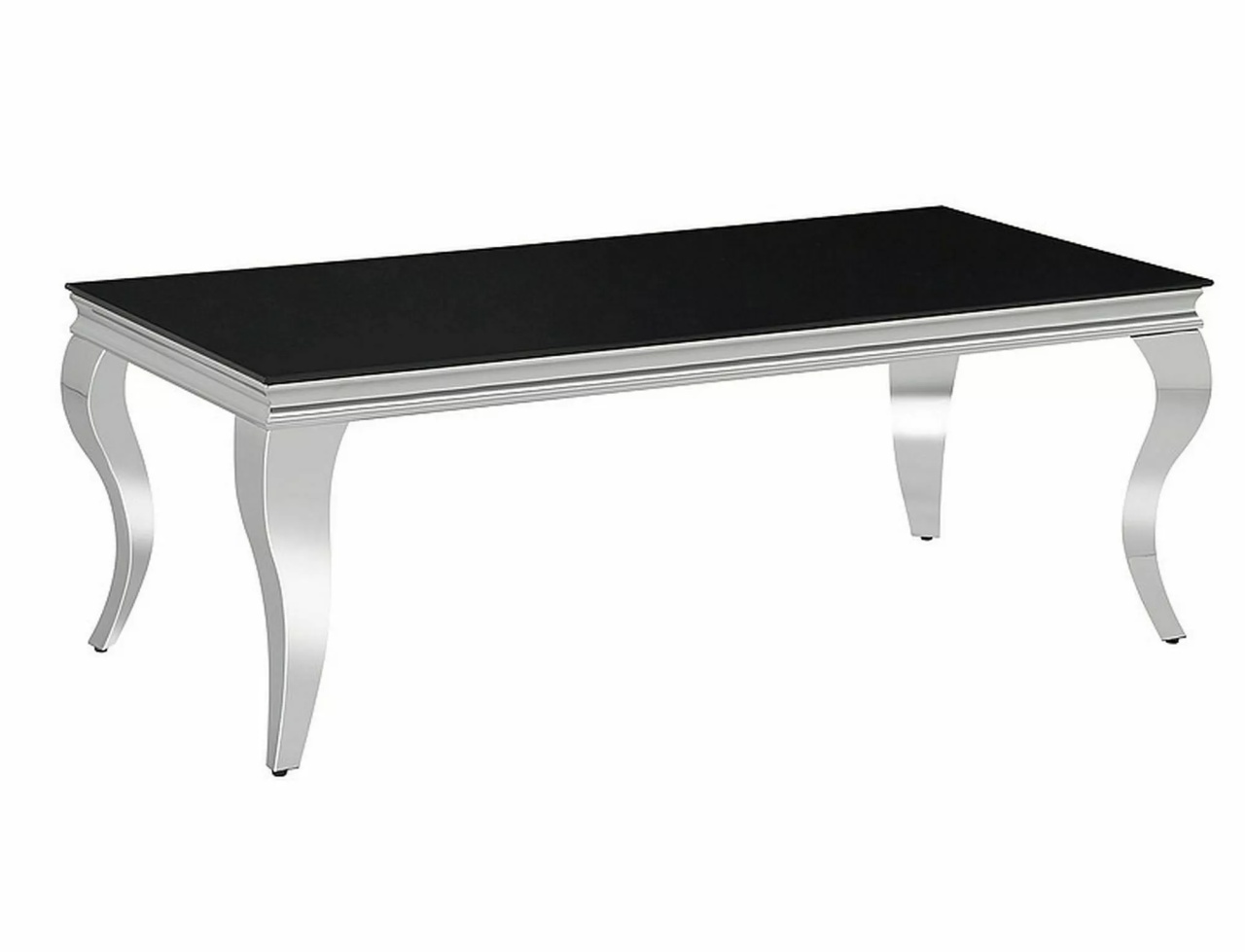 Masa de cafea Prince A negru/crom L120xl60 cm