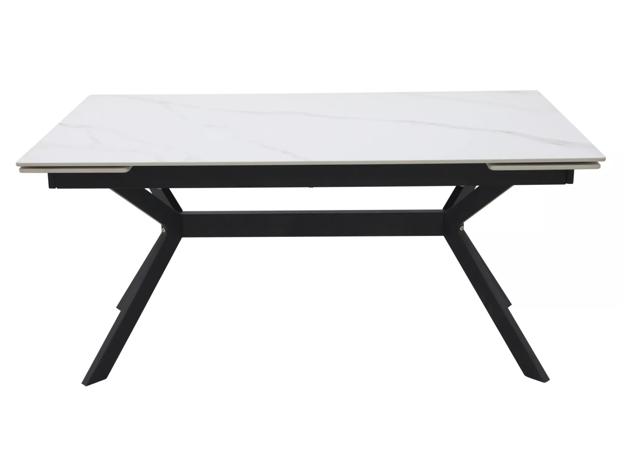 Masa extensibila Imperia alb/negru L160-220xl90
