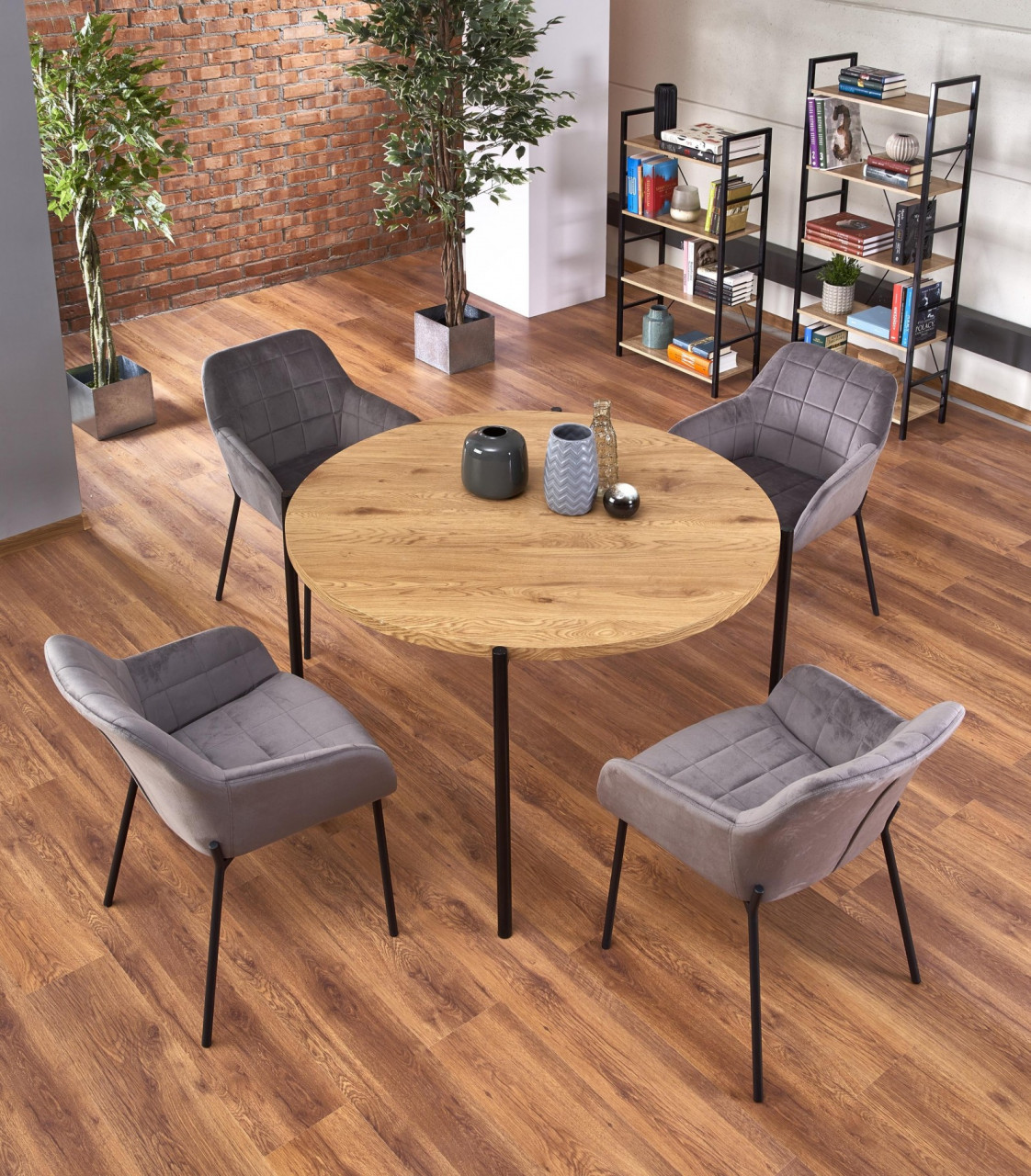 Masa rotunda MDF Morgan - d 120 x h 76 cm - 4 | YEO