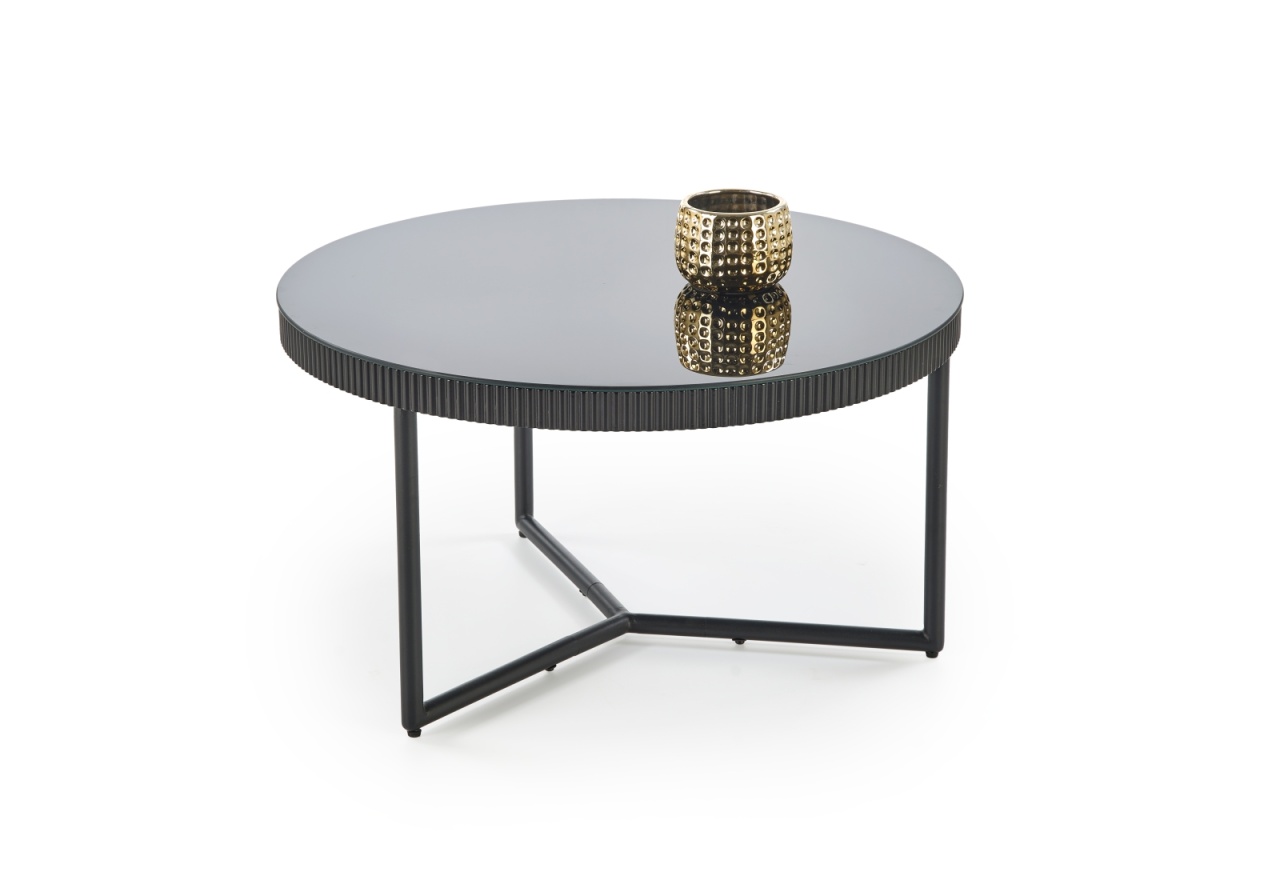 Masuta de cafea Cosmo neagra ø80/h45 cm