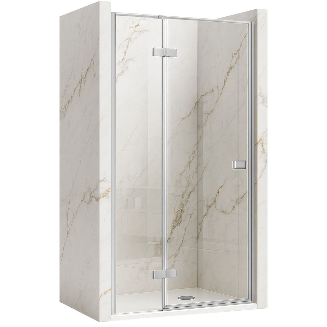 Paravan de dus Rea Atlas 90 Chrome