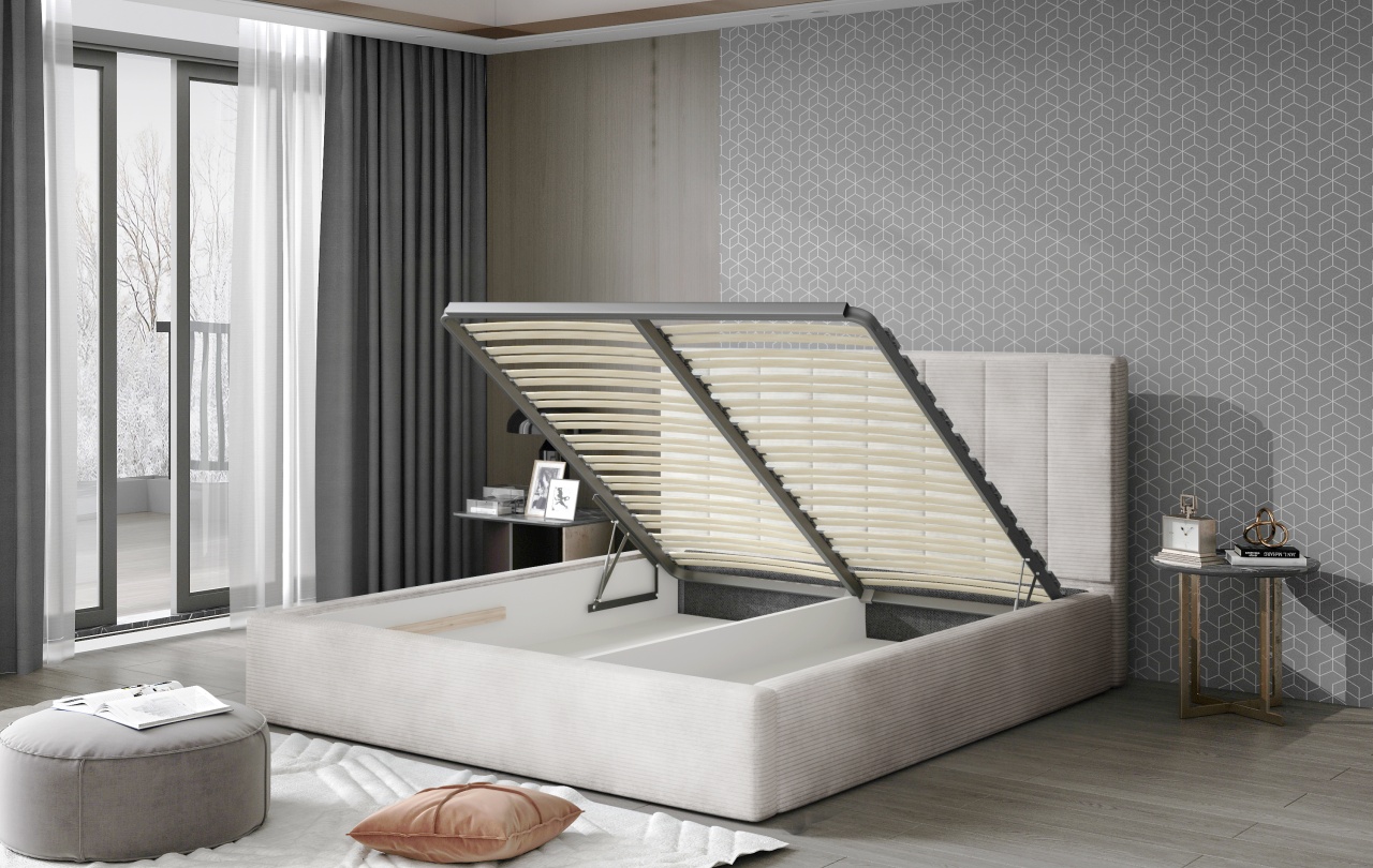 Pat Audrey 140x200 cm Jarell 18 cu somiera metalica - 2 | YEO