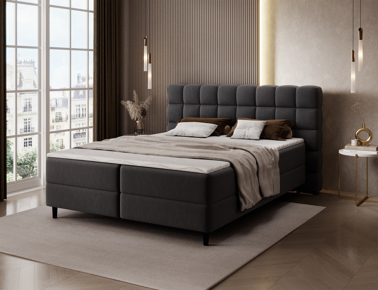 Pat boxspring Camma 160x200 cm Royal 20
