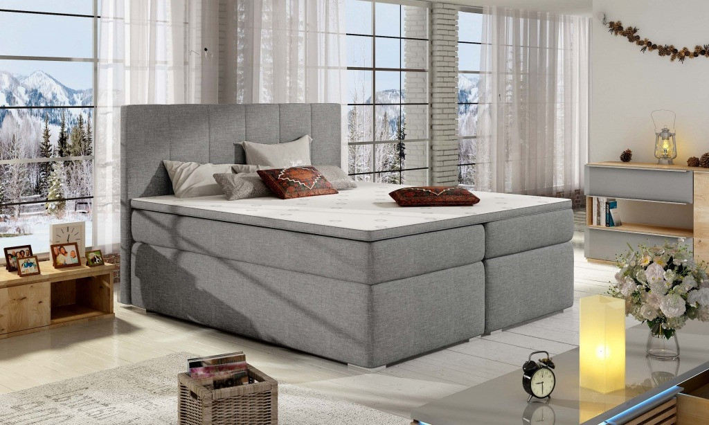 Pat tapitat boxspring Bolero – 180/200 cm - 4 | YEO