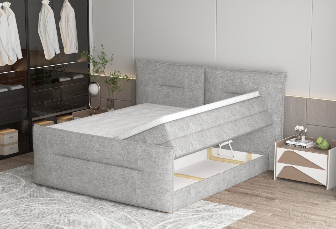 Pat tapitat boxspring Elma 180x200 cm - 2 | YEO