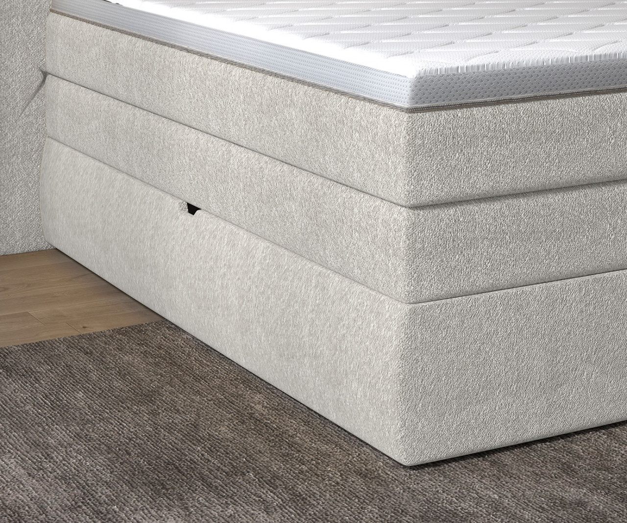 Pat tapitat boxspring Lungo 140x200 cm - 4 | YEO