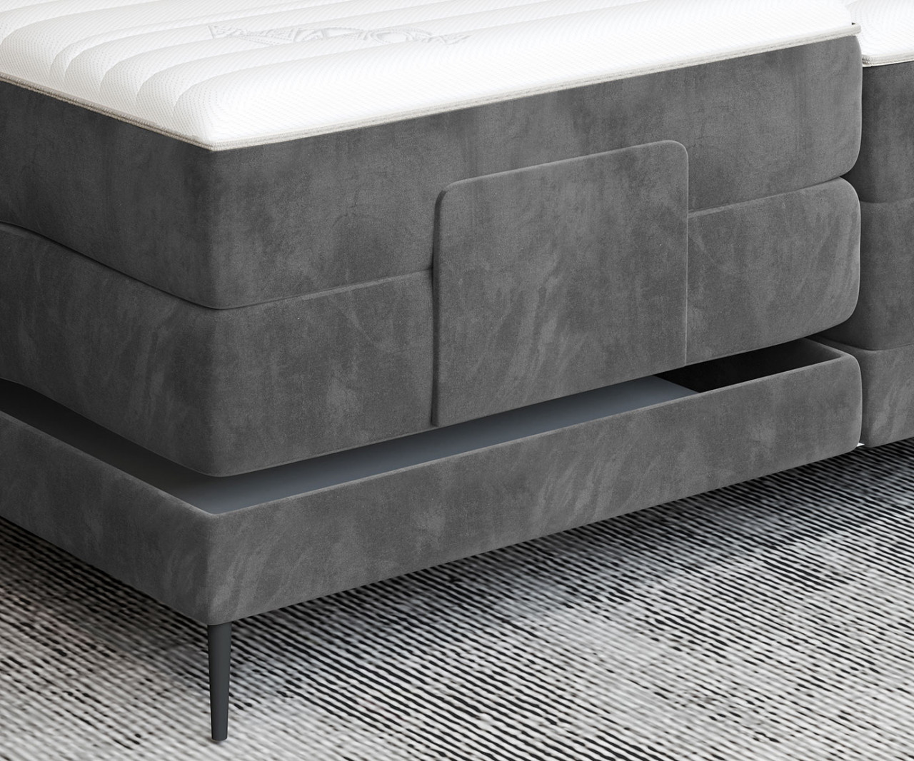 Pat tapitat boxspring Venus 140x200 cm - 4 | YEO