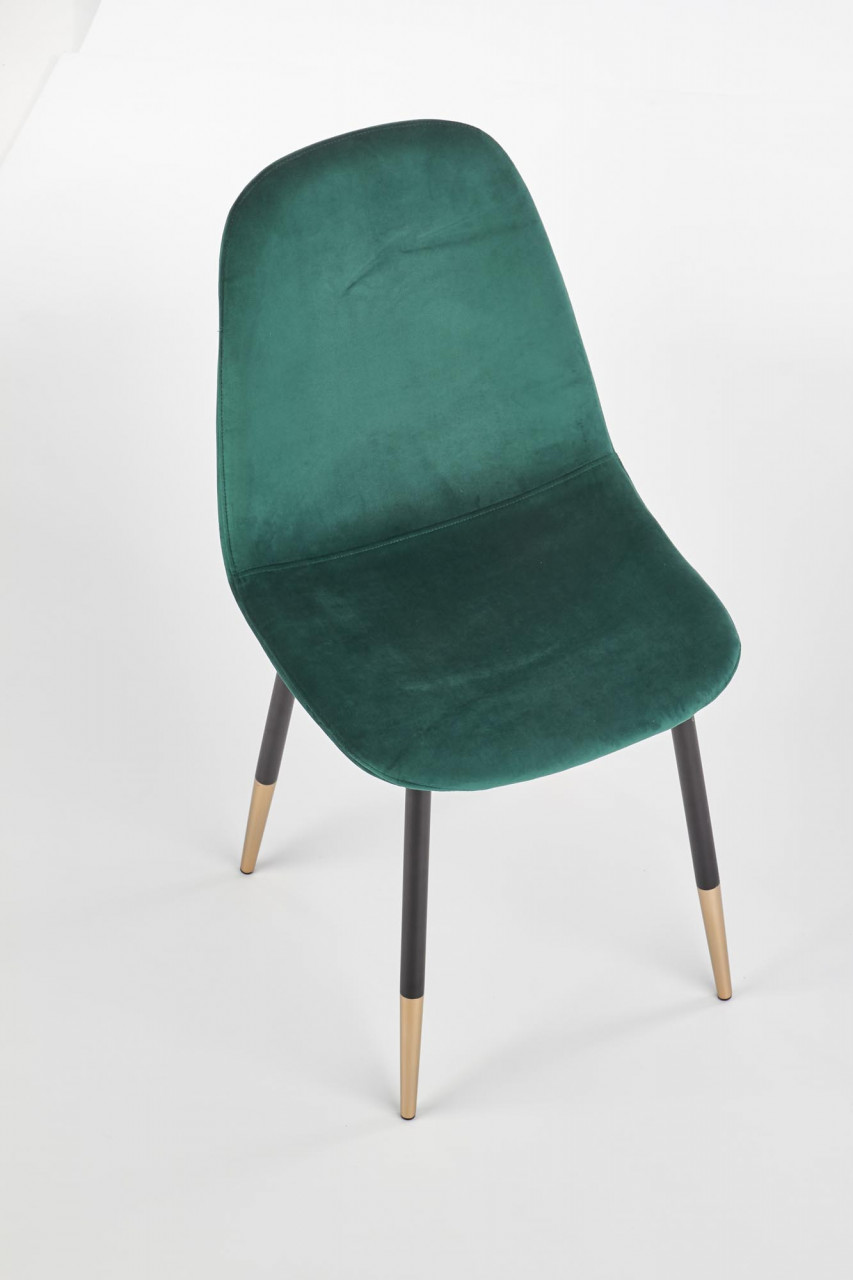 Scaun K379 velvet verde - 1 | YEO