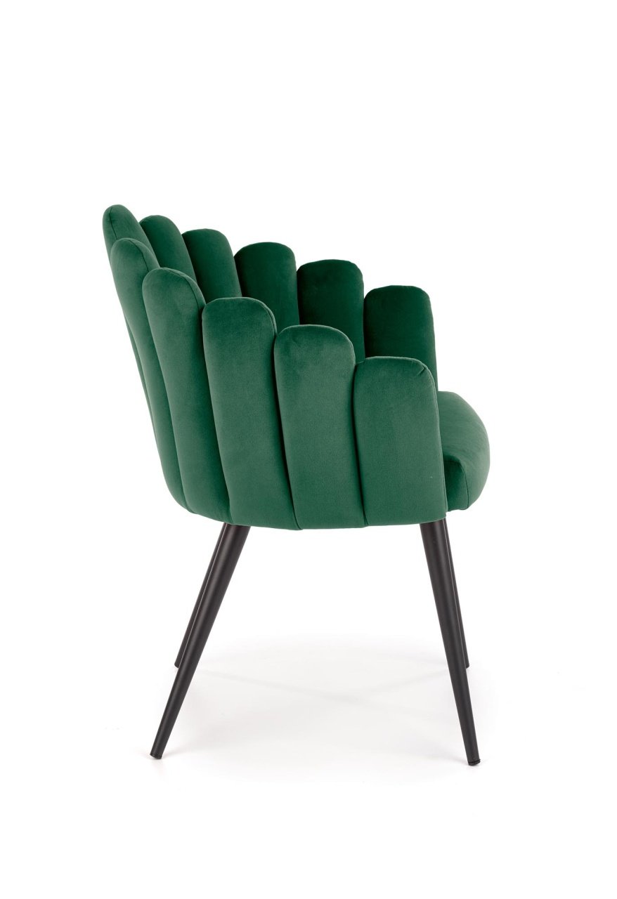 Scaun K410 velvet verde - H85 - 3 | YEO