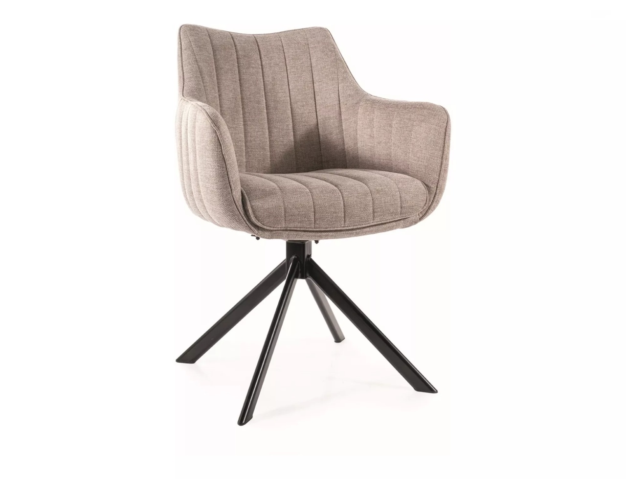 Scaun rotativ Azalia bej deschis/negru Brego31