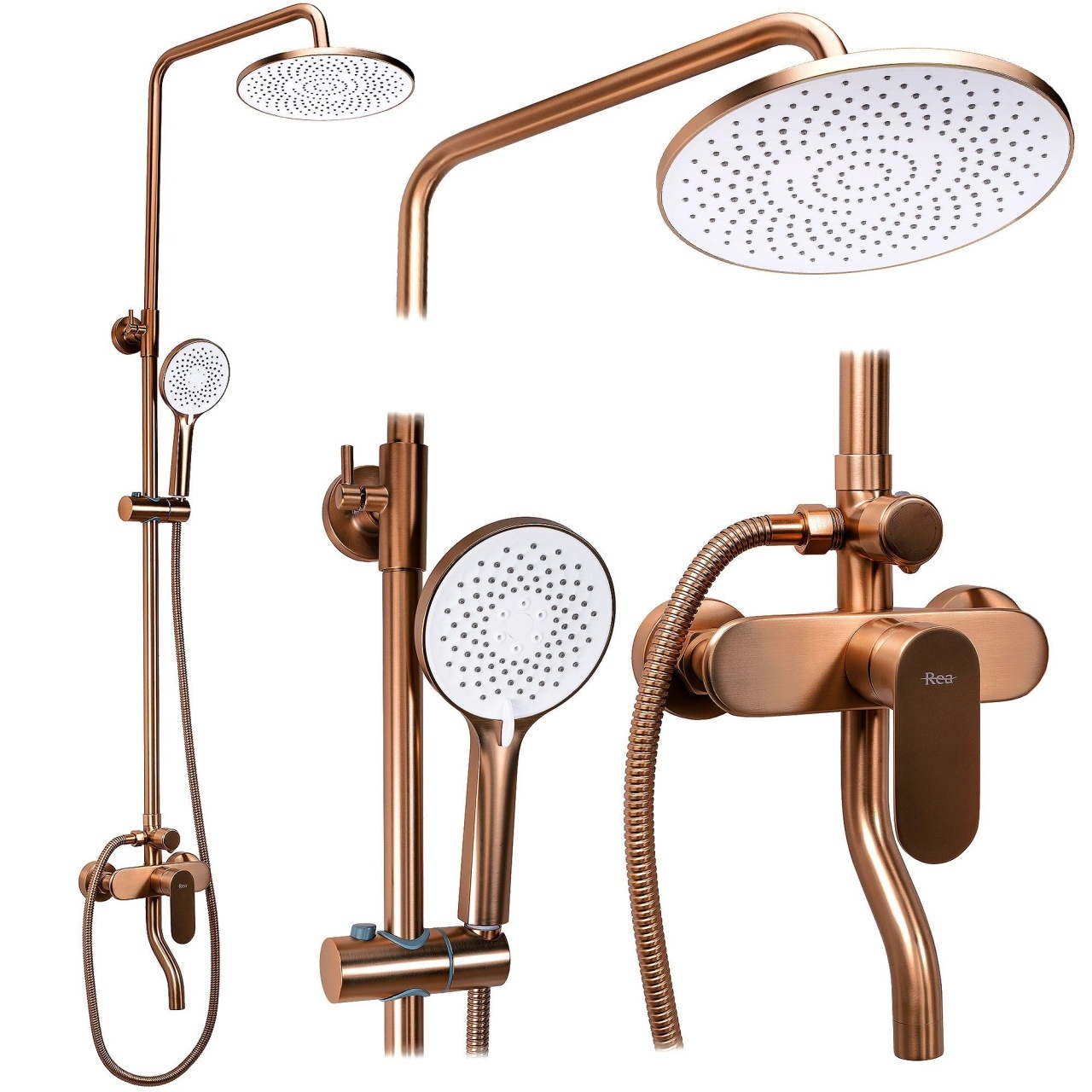 Set dus REA DROP Brush Copper