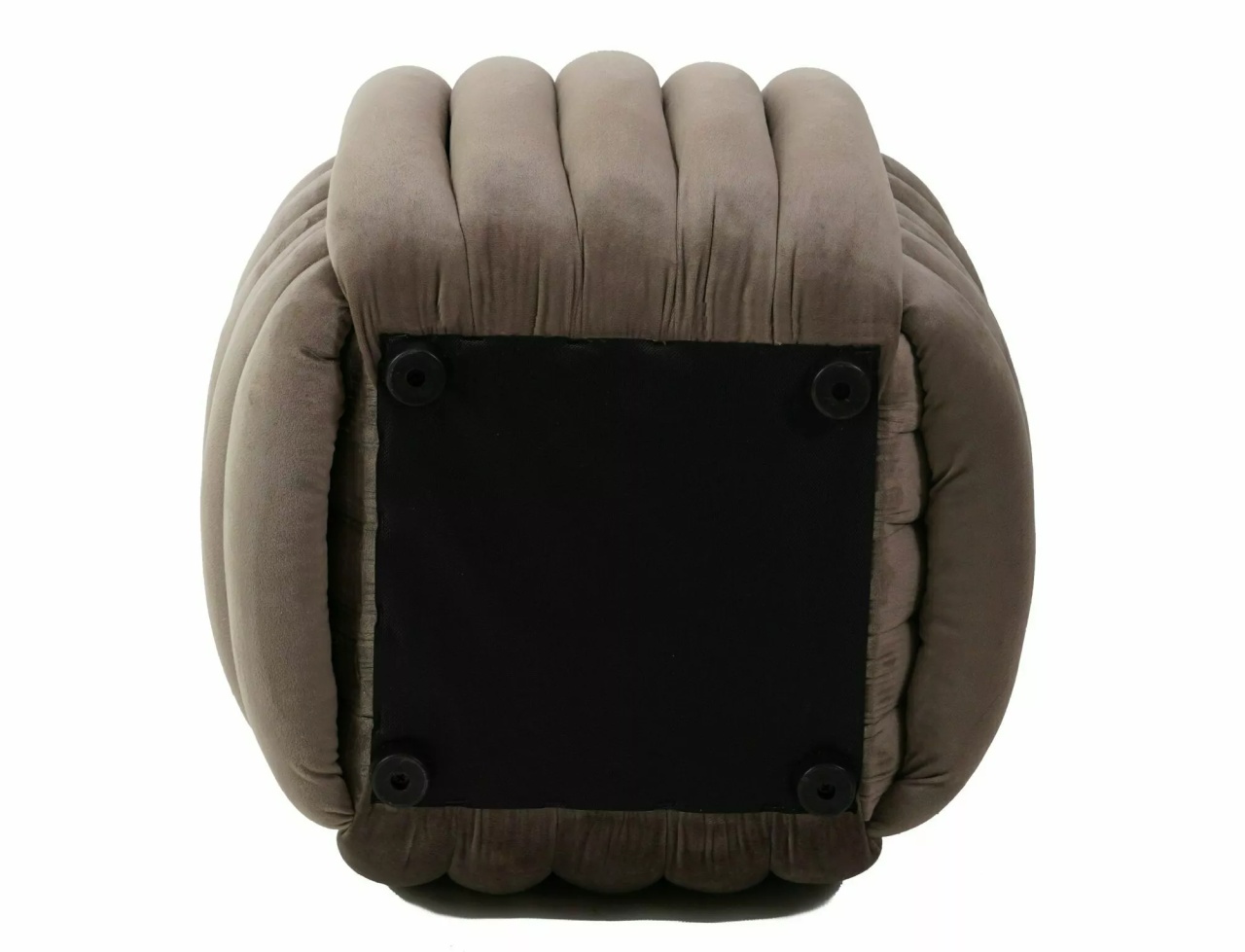 Taburet Bruni velvet bej inchis Tap.251 - 2 | YEO