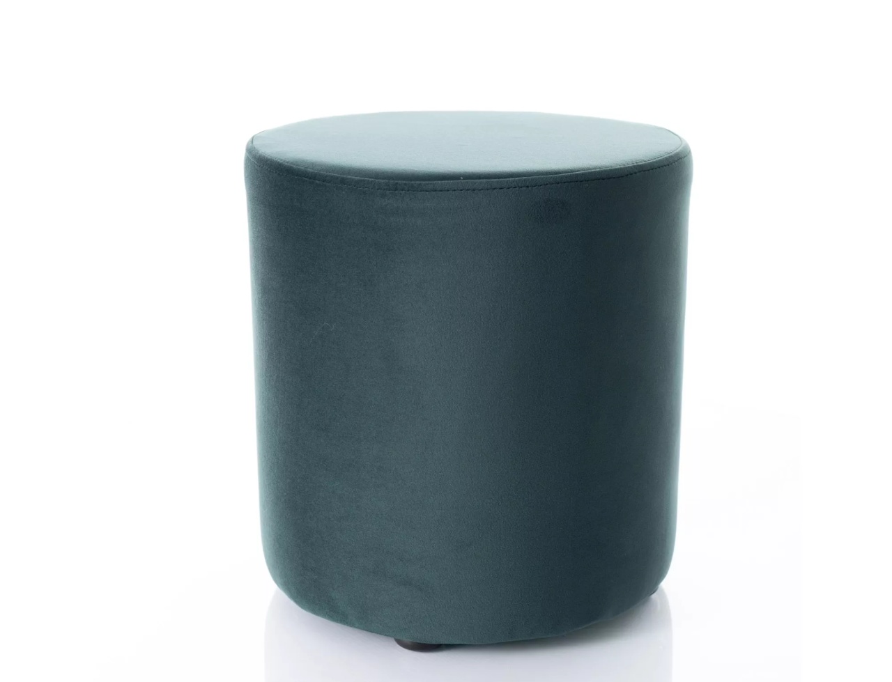 Taburet Doti C velvet verde Blu78 ø33 cm