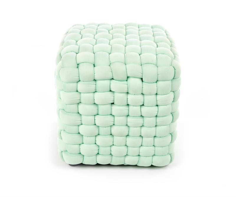 Taburet tapitat Rubik mint - H35 cm - 3 | YEO