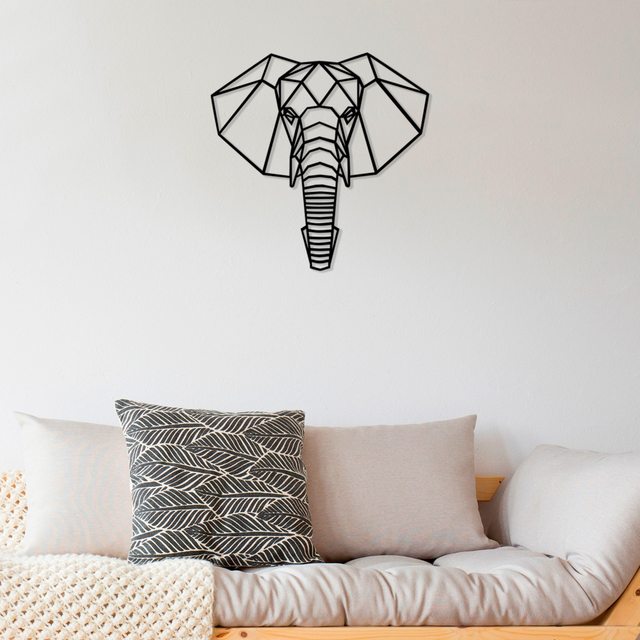 Accesoriu decorativ de perete din lemn Fil