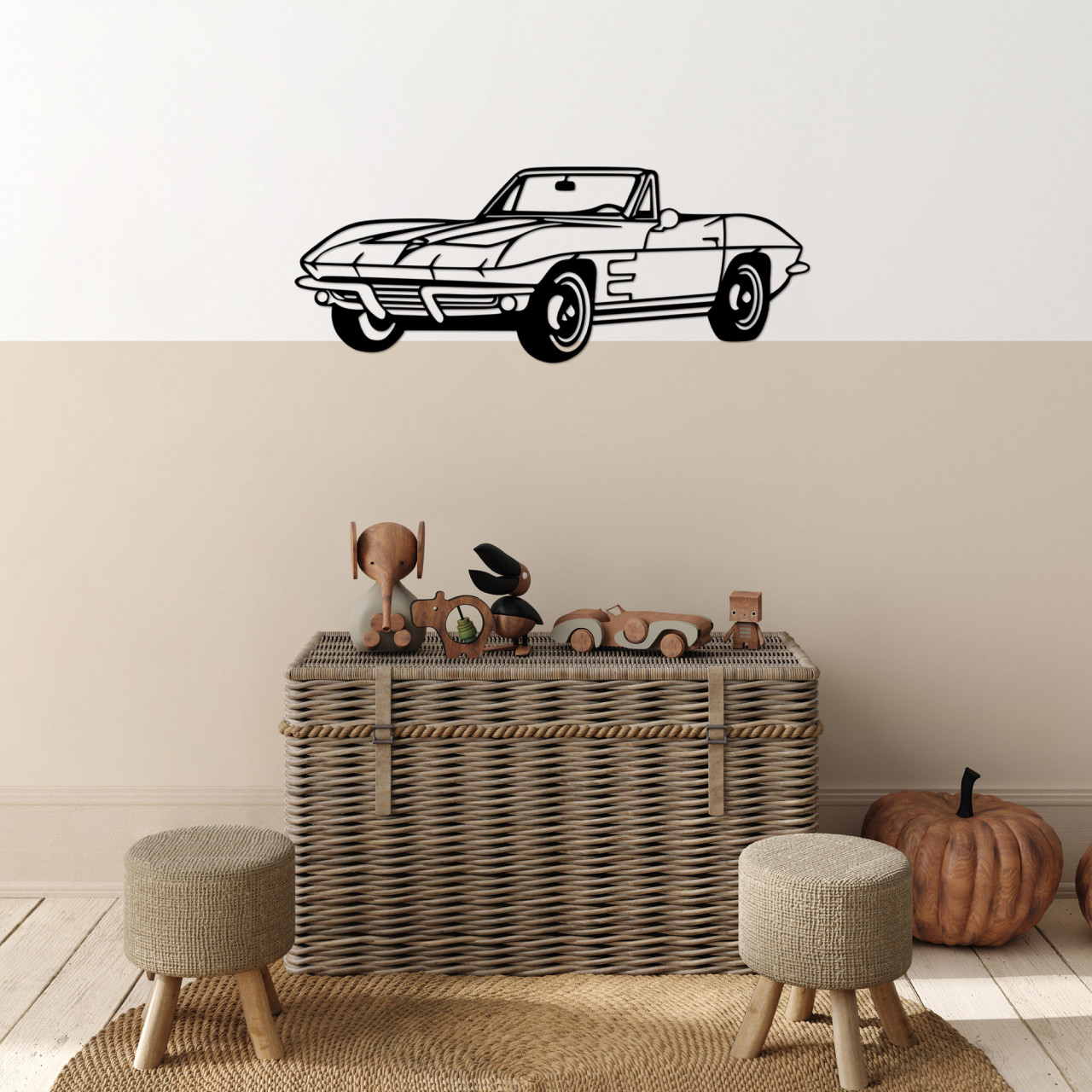 Accesoriu decorativ de perete metalic Fast And Antique - 519
