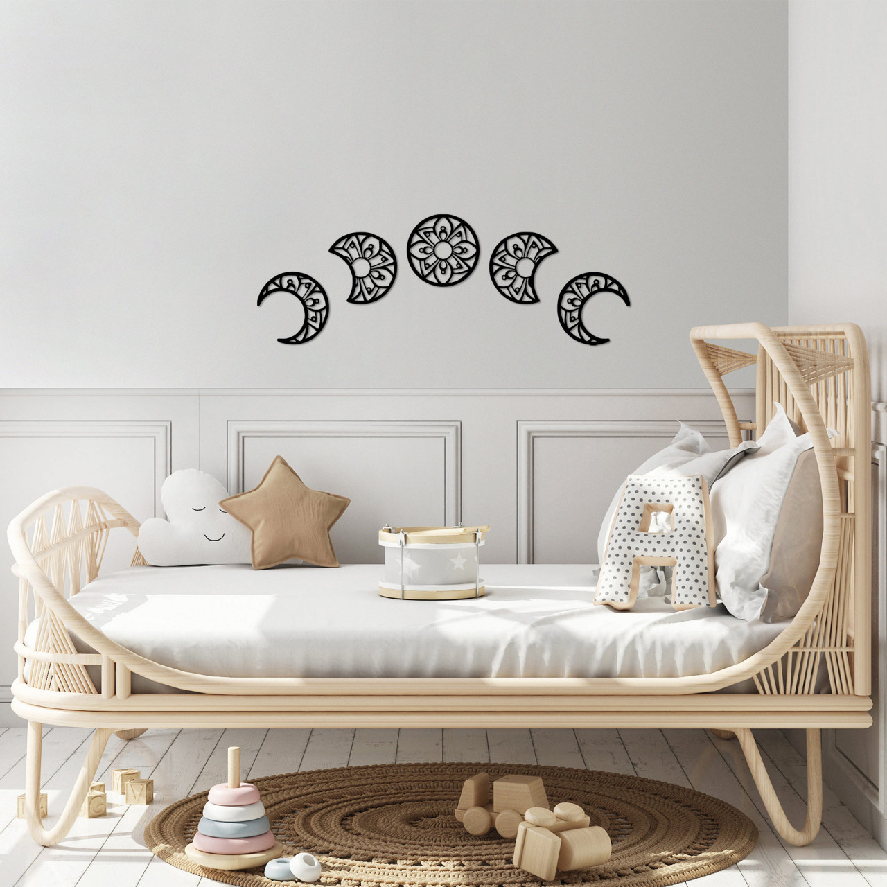 Accesoriu decorativ de perete metalic Movements of the month