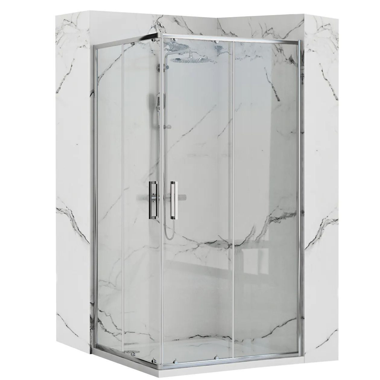 Cabină de duș Rea Punto 80x100 cm