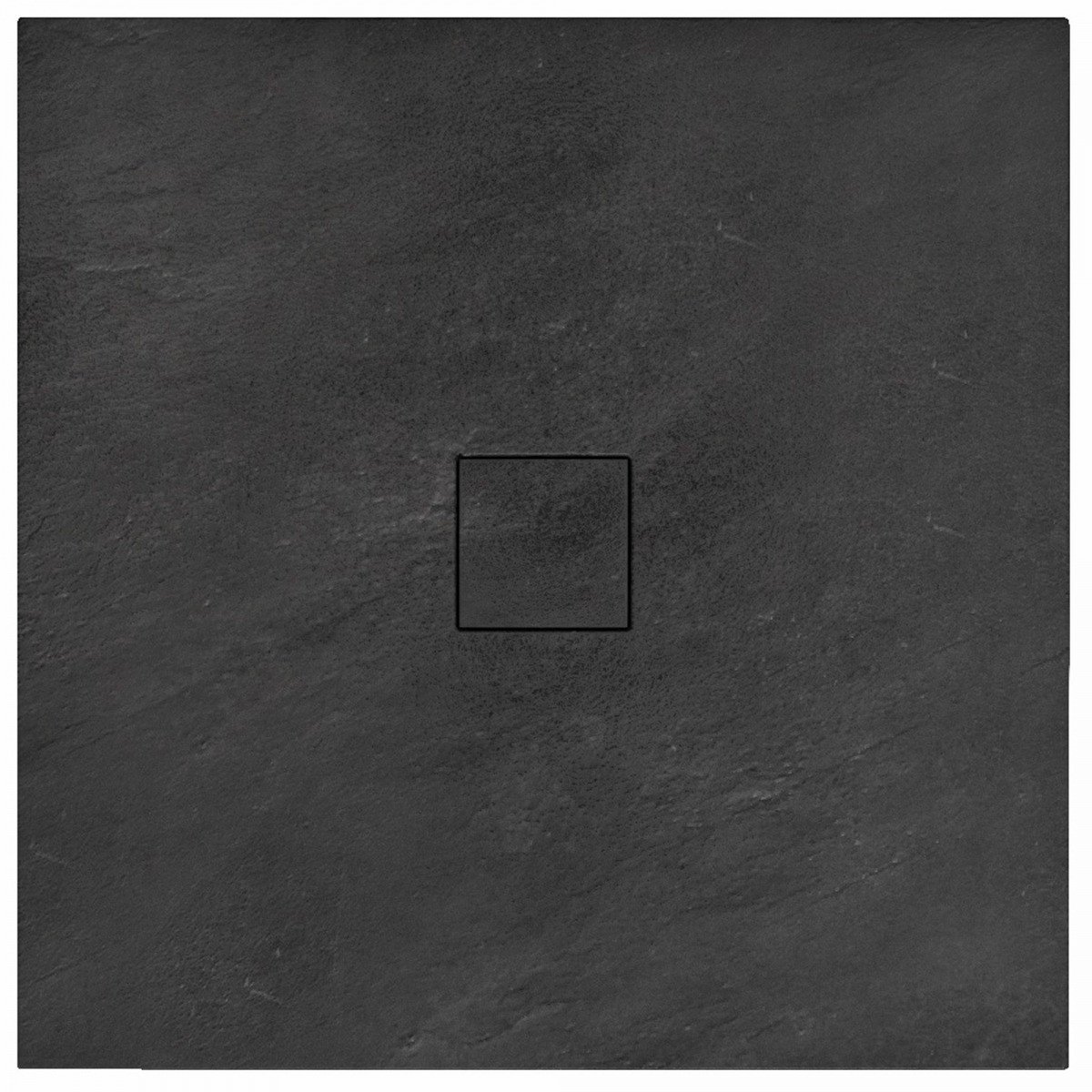 Cadita pentru dus Stone neagra - L90 x l120 x h3 cm - 2 | YEO