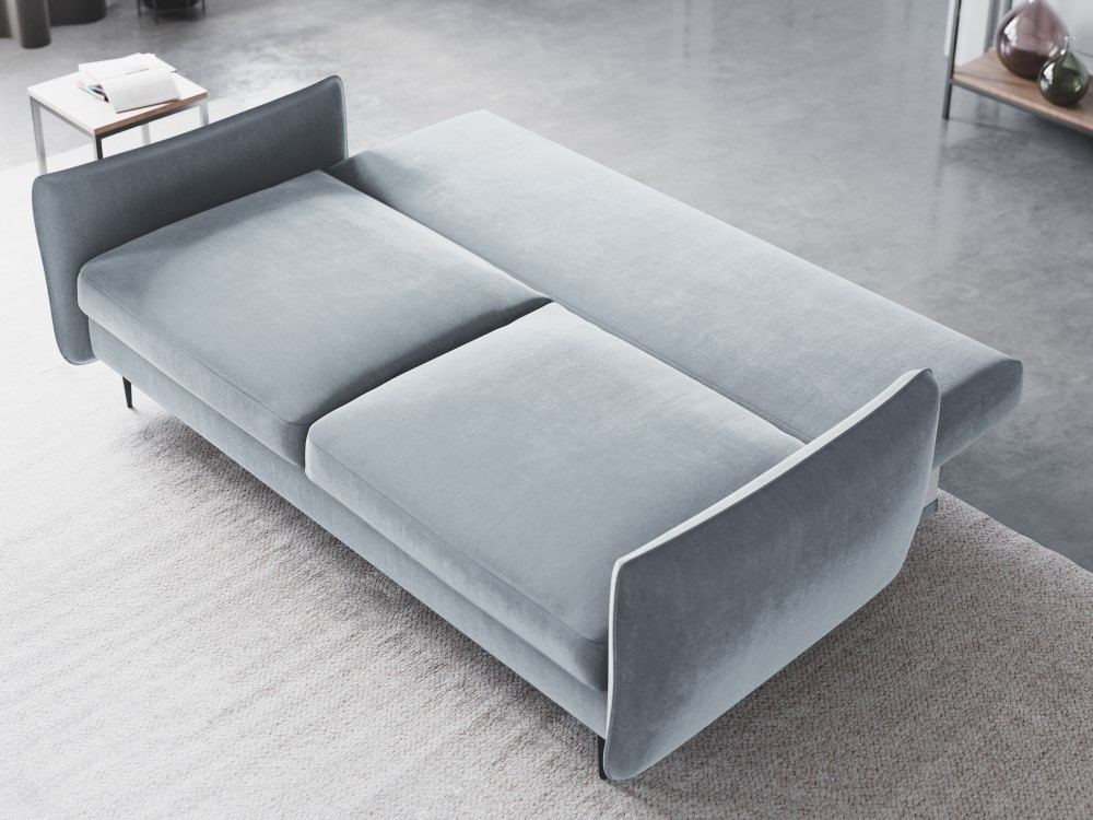 Poze Canapea extenisibila Vermont velvet – L222 x l105 x h90 cm