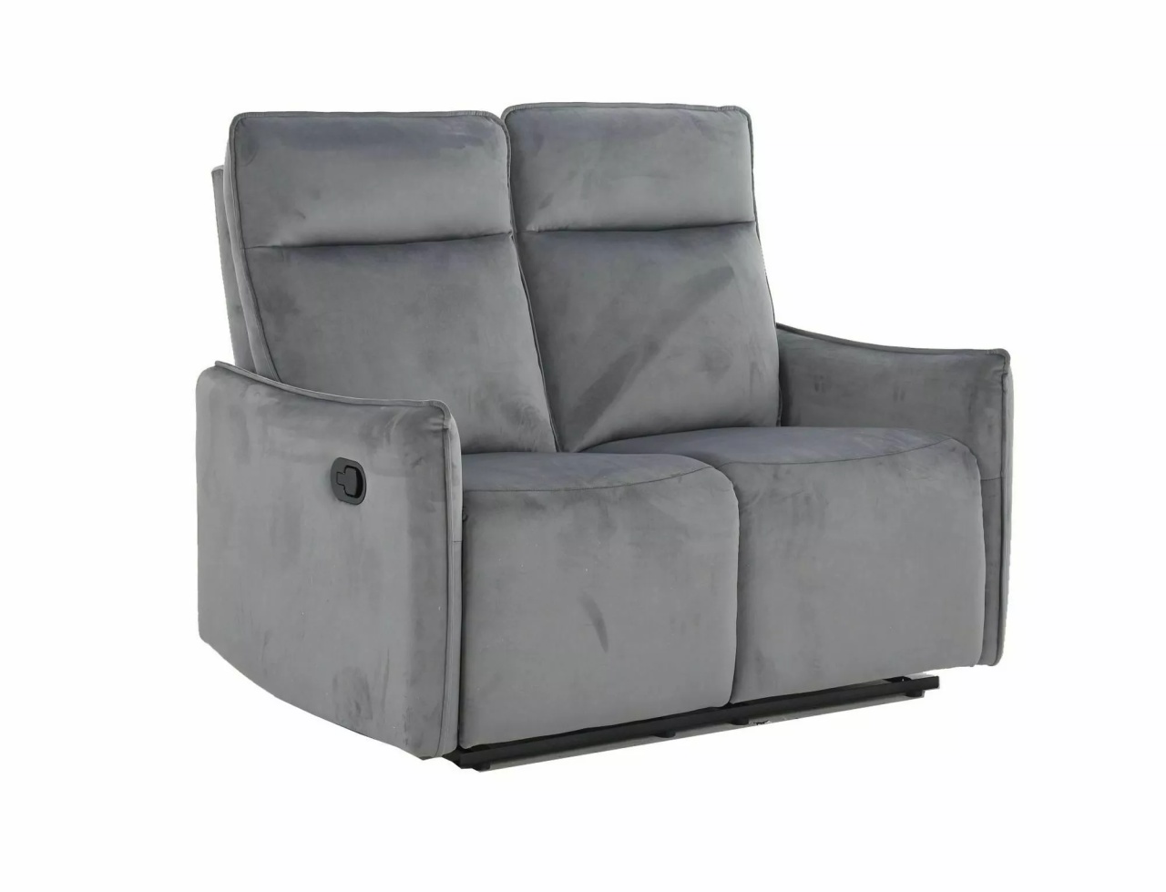 Canapea extensibila Travis 2 velvet gri Blu14 - 2 | YEO
