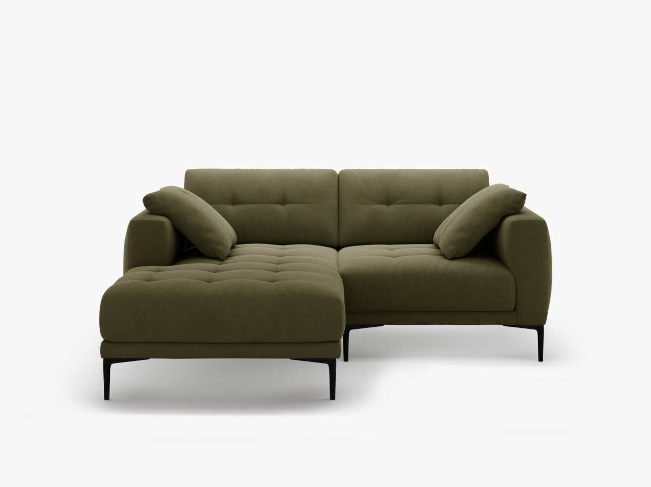 Coltar Bemy 2 locuri catifea Salvador L205 cm - 2 | YEO
