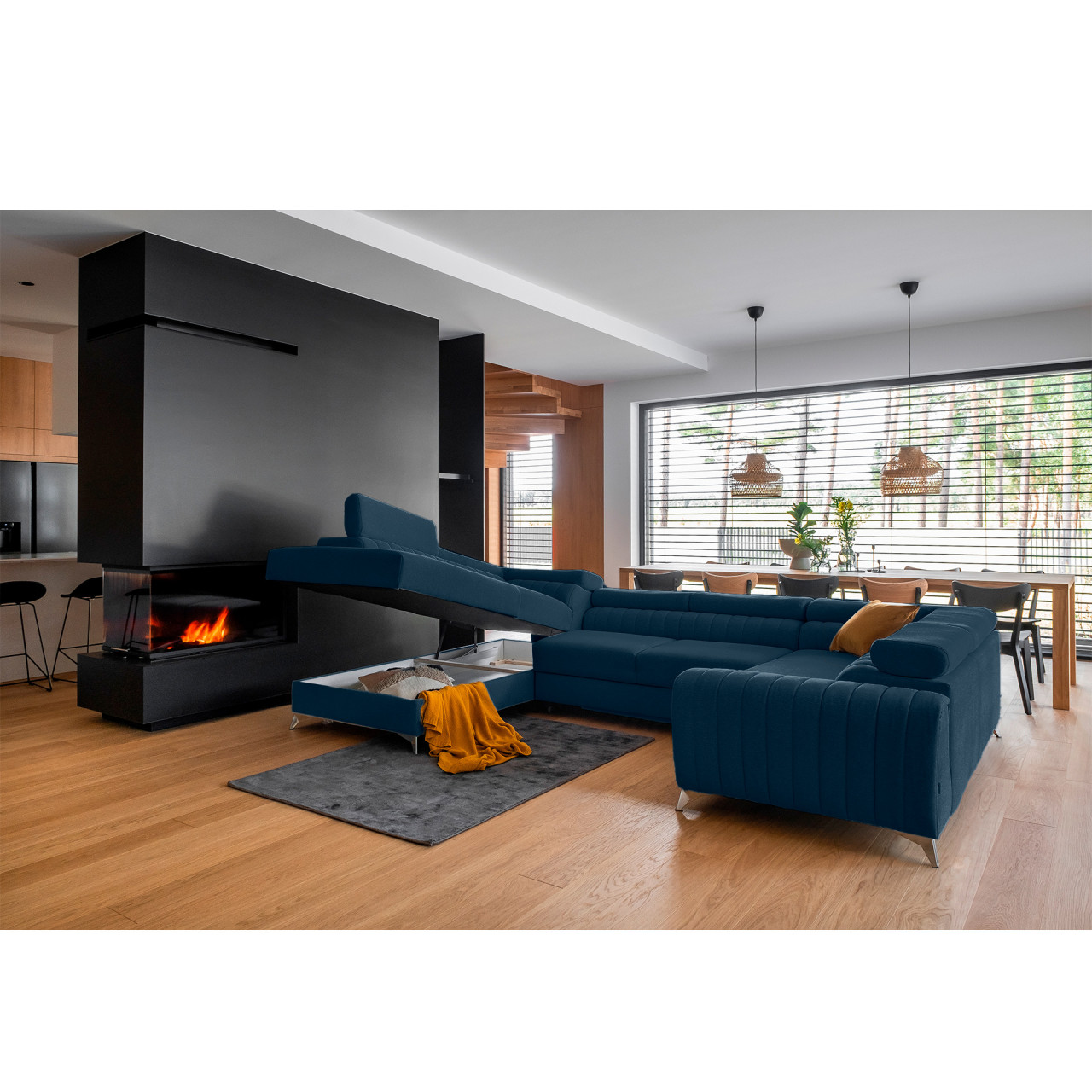 Coltar extensibil Louis pe stanga Flores 40 - 4 | YEO