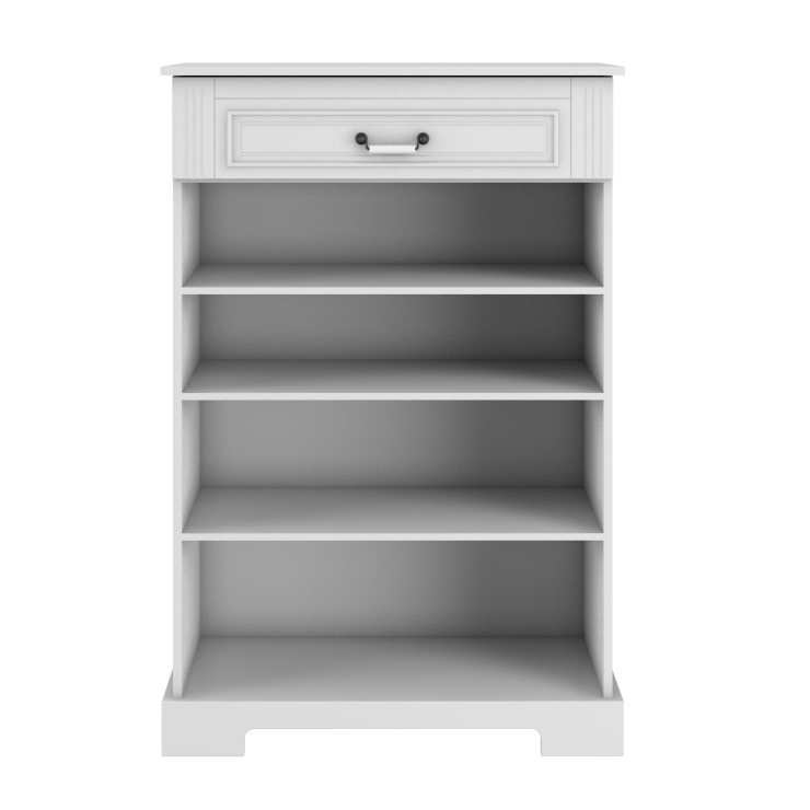 Comoda eleganta Ines alb H125 cm - 4 | YEO