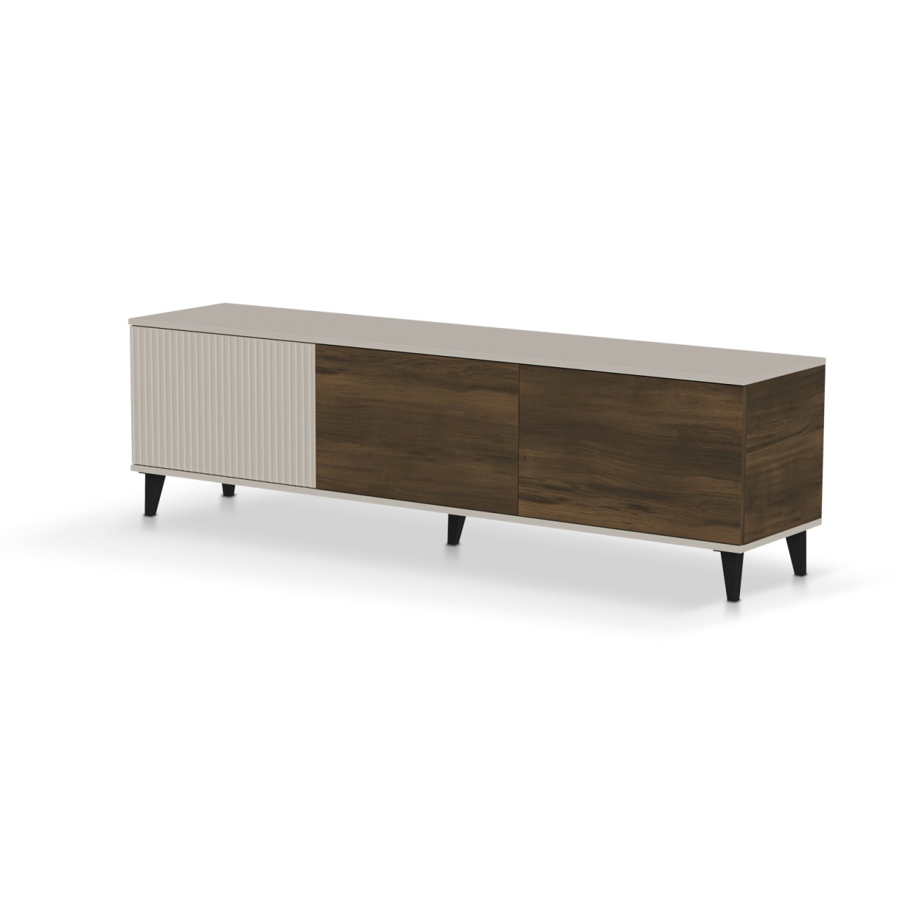 Comoda TV Random 2 RTV-2 casmir/nuc/negru L180 cm