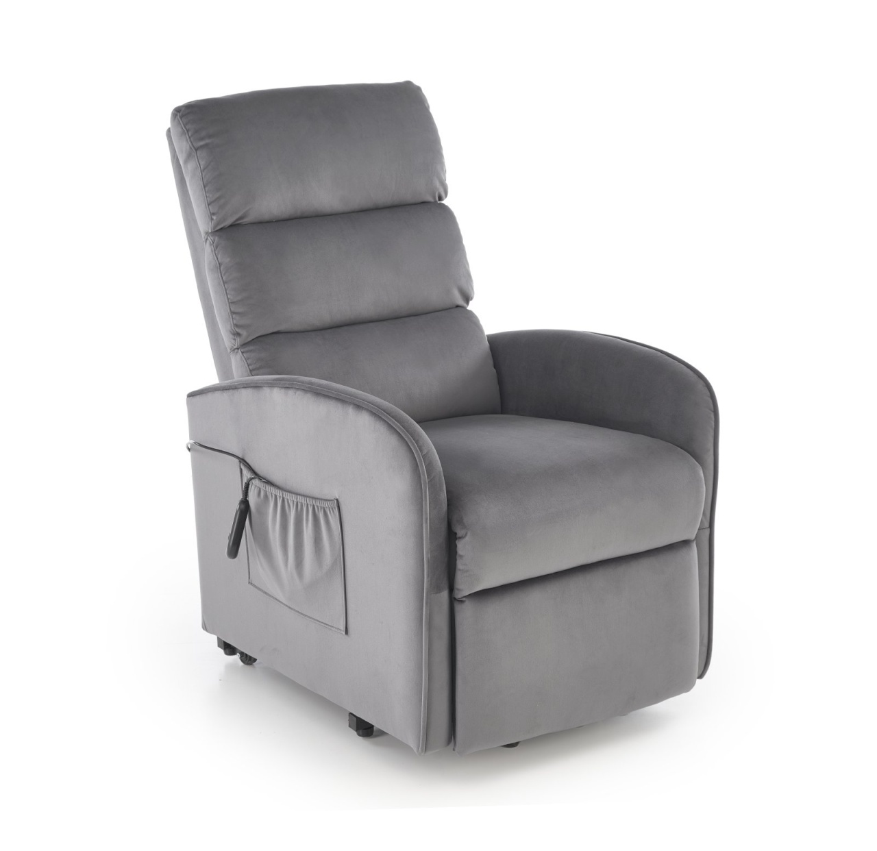 Fotoliu Maroni velvet gri H103 cm