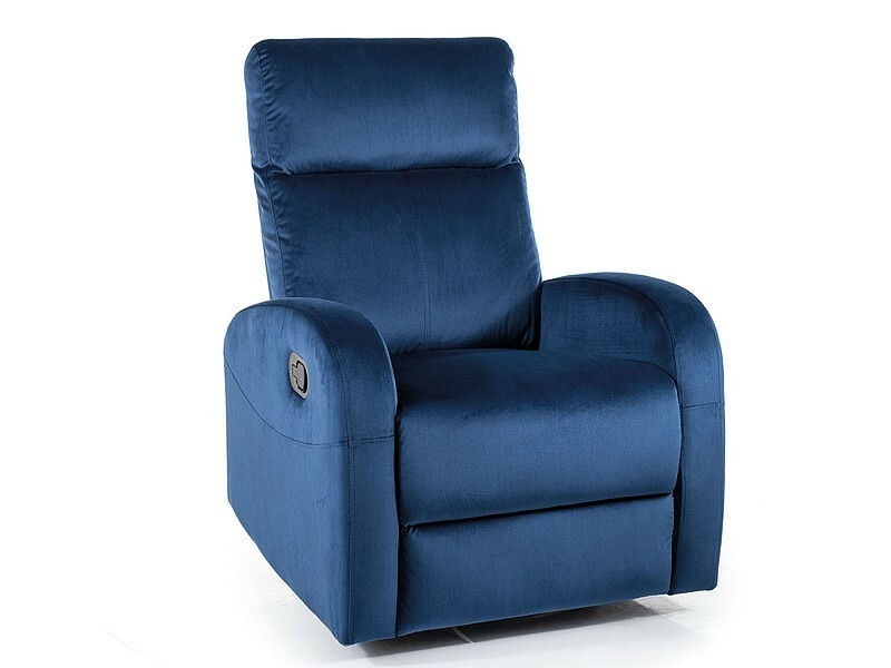 Fotoliu Olimp velvet bleumarin Blu86