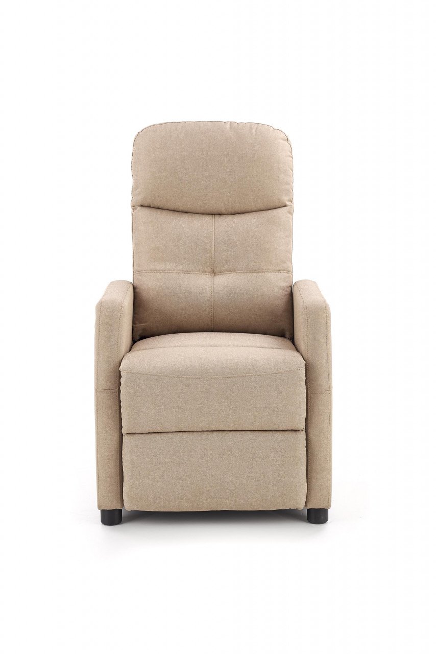 Fotoliu recliner Felipe stofa bej H103 cm - 1 | YEO