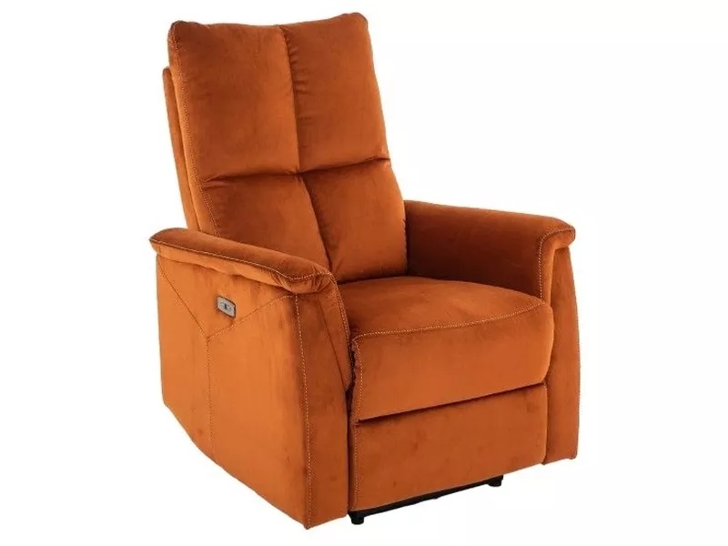 Fotoliu recliner Neptun velvet cinnamon Blu4215 - 1 | YEO