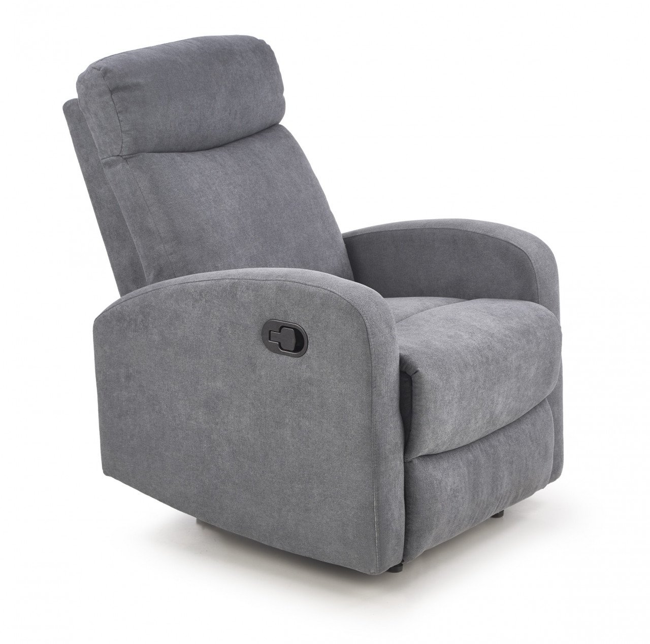 Fotoliu recliner Oslo 1S stofa gri inchis H100 cm