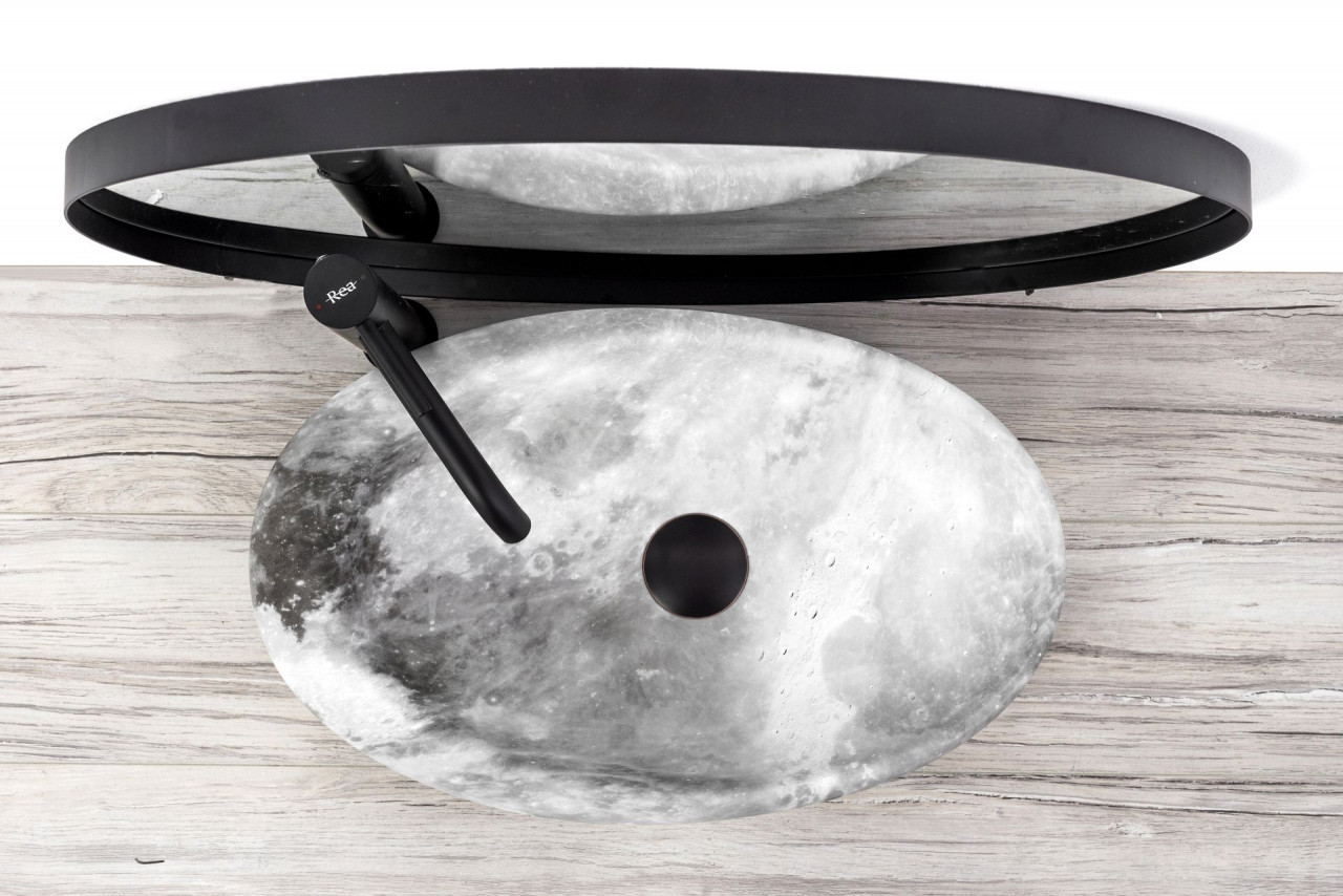 Poze Lavoar Roxy Marmura Gri ceramica sanitara - 49 cm homewish.ro