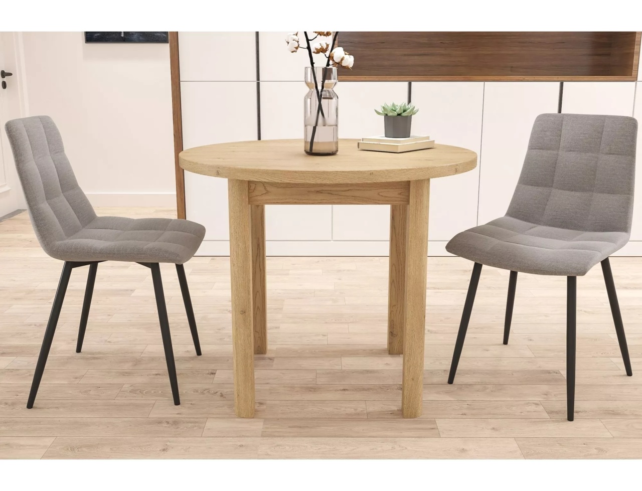 Masa rotunda Adam stejar cremona torro ø80 cm - 2 | YEO