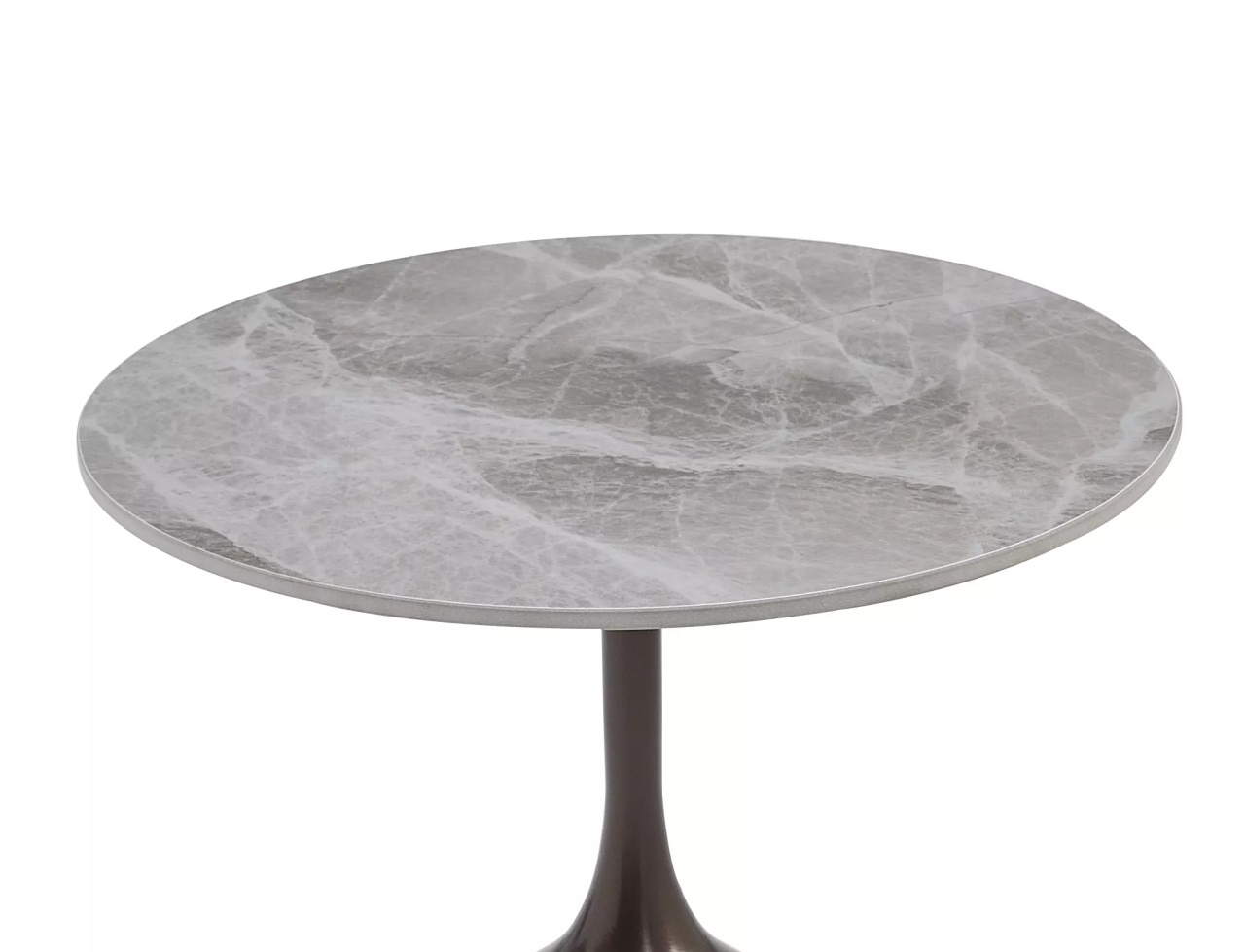 Masuta de cafea Mutti gri/maro antic ø50/h60 cm - 1 | YEO