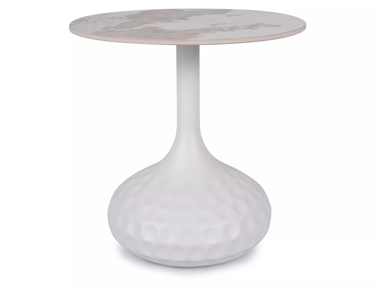 Masuta de cafea Salo B marmura alba ø50/h49 cm