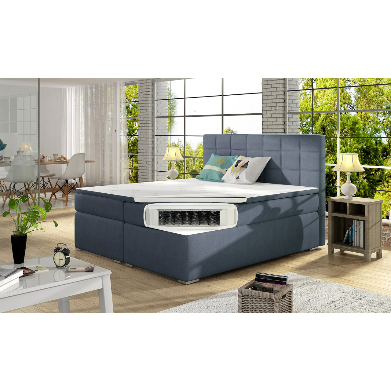 Pat boxspring Alice 180x200 cm Sawana 05