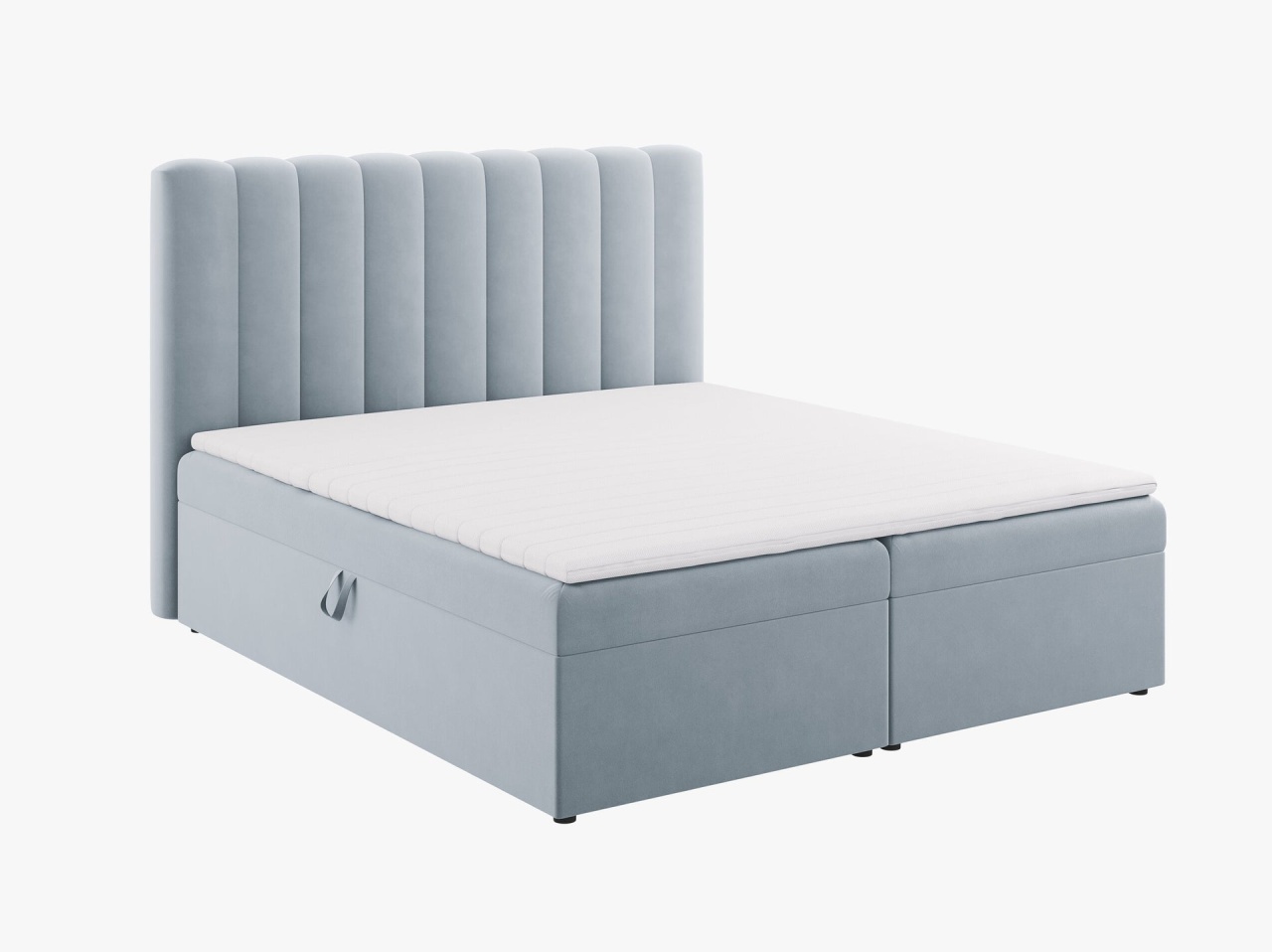 Pat boxspring Kelp 160x200 cm catifea