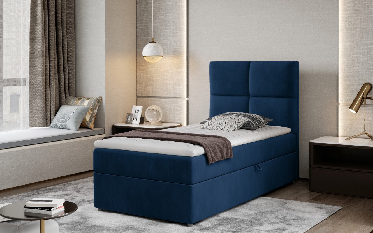 Pat boxspring Rivia 90x200 cm Monolith 77