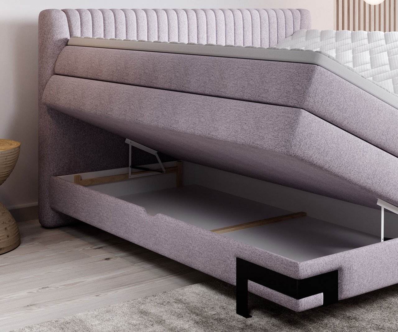 Pat tapitat boxspring Palio 180x200 cm - 2 | YEO