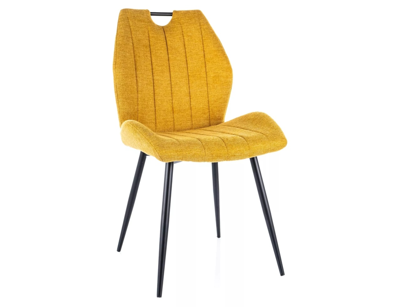 Scaun Arco mustariu/negru Brego68