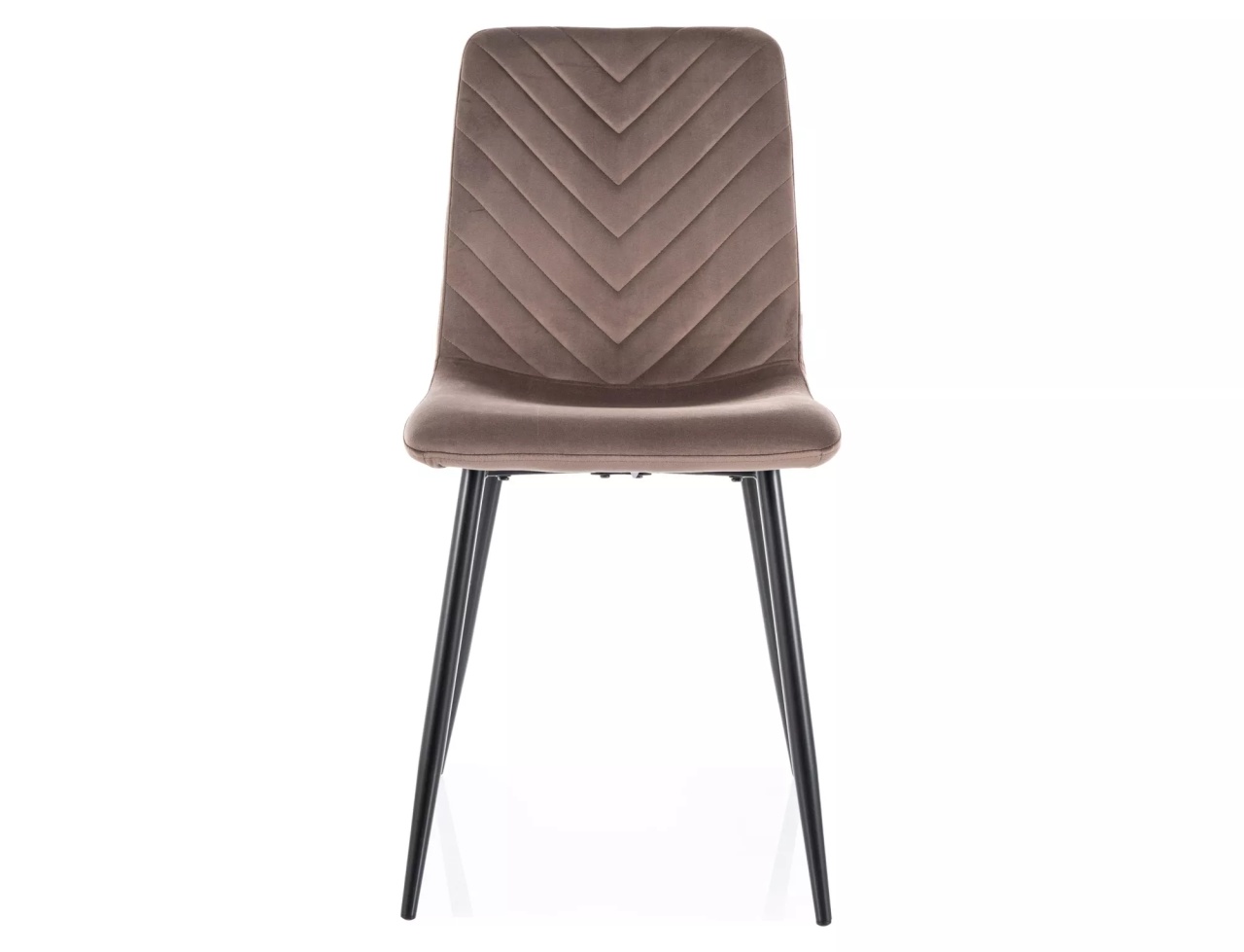 Scaun Daren velvet cappuccino/negru Blu38 - 2 | YEO